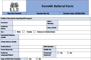 ELS Referral Form